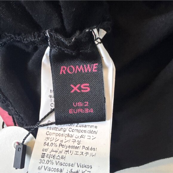 Black Strapless Tube Top With Rhinestone Star Design By Romwe XS - Picture 3 of 4